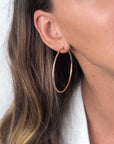 Zinzi zilveren oorringen 55x2mm rose verguld ZIO437R, exclusief en kwalitatief hoogwaardig. Ontdek nu!