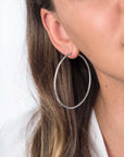 Zinzi zilveren oorringen 55x2mm ZIO437, exclusief en kwalitatief hoogwaardig. Ontdek nu!