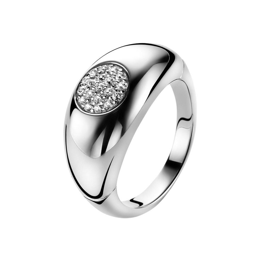 Zinzi zilveren ring wit ZIR1147, exclusief en kwalitatief hoogwaardig. Ontdek nu!