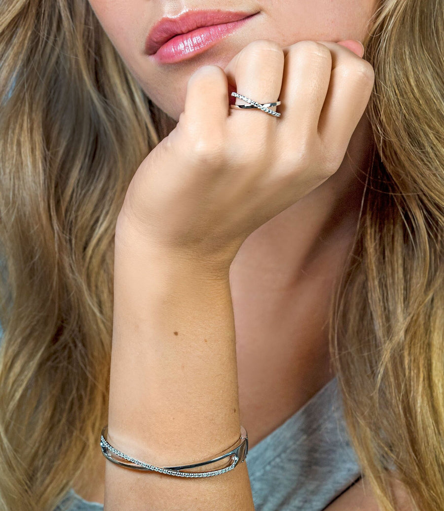 ZINZI ring ZIR1569 - Zilver 925 - Zirkonia