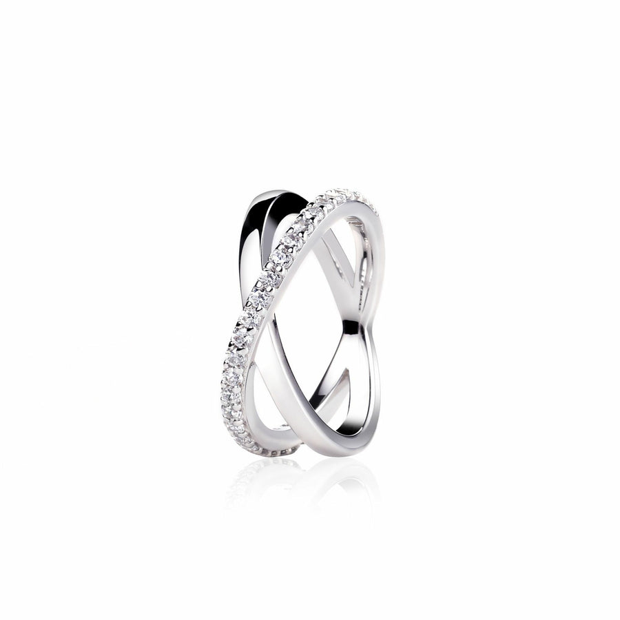 ZINZI ring ZIR1569 - Zilver 925 - Zirkonia