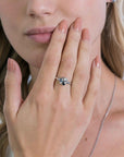 Zinzi zilveren ring met paarse, zwarte en witte kleurstenen ZIR2120, exclusief en kwalitatief hoogwaardig. Ontdek nu!