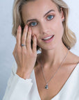 Zinzi zilveren ring met paarse, zwarte en witte kleurstenen ZIR2120, exclusief en kwalitatief hoogwaardig. Ontdek nu!