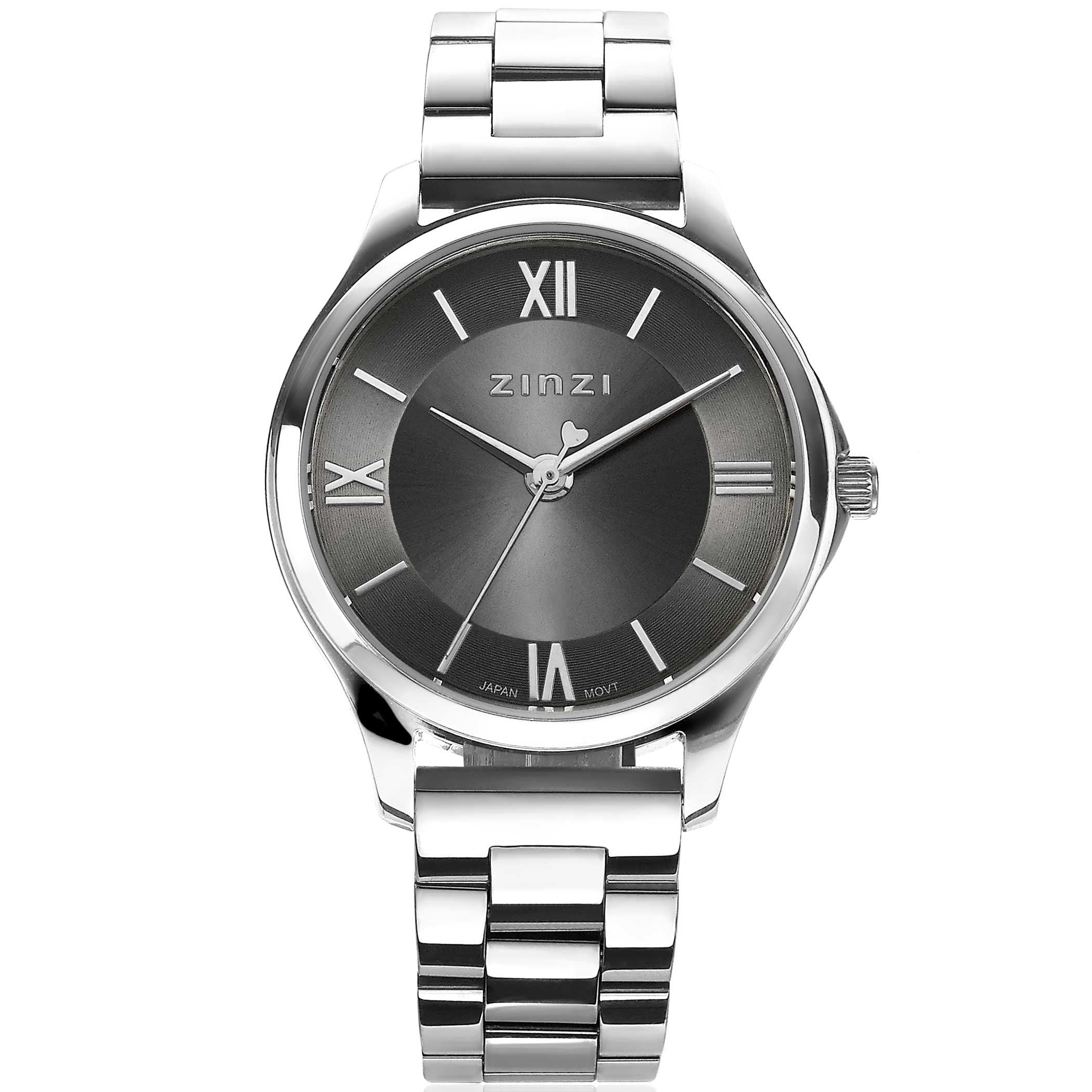 ZINZI Horloge 30mm grijs - ZIW1224