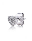 Zinzi zilveren oorknoppen hart wit 6mm ZIO1378Z, exclusief en kwalitatief hoogwaardig. Ontdek nu!