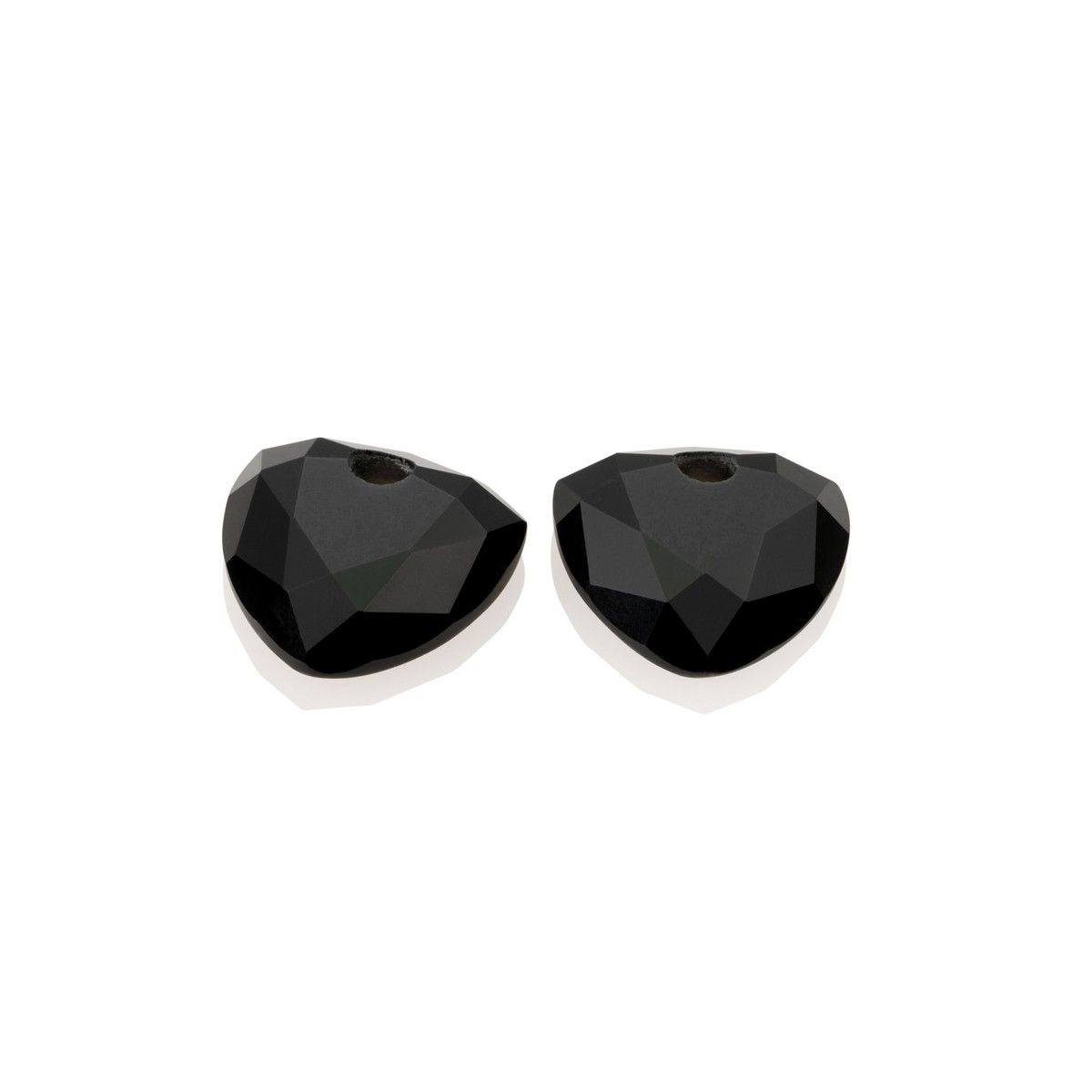 Sparkling Jewels Oorbel Edelstenen - Onyx Trillion Cut EAGEM07-TRI, exclusief en kwalitatief hoogwaardig. Ontdek nu!