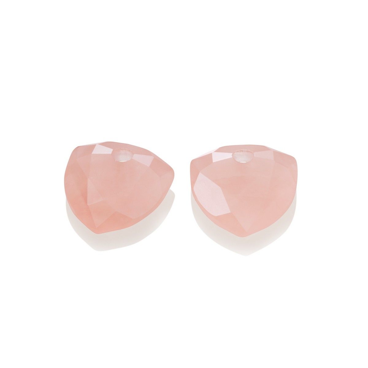 Sparkling Jewels - Oorstenen: Trillion Cut - Rose Quartz EAGEM13-TRI, exclusief en kwalitatief hoogwaardig. Ontdek nu!