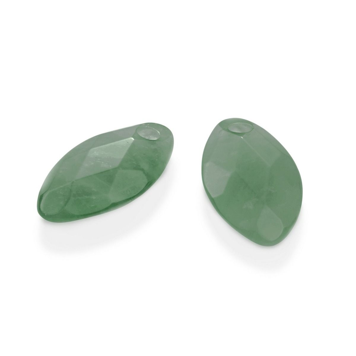 Sparkling Jewels - Oorstenen: Leaf - Green Aventurine EAGEM29-FCLF-S, exclusief en kwalitatief hoogwaardig. Ontdek nu!