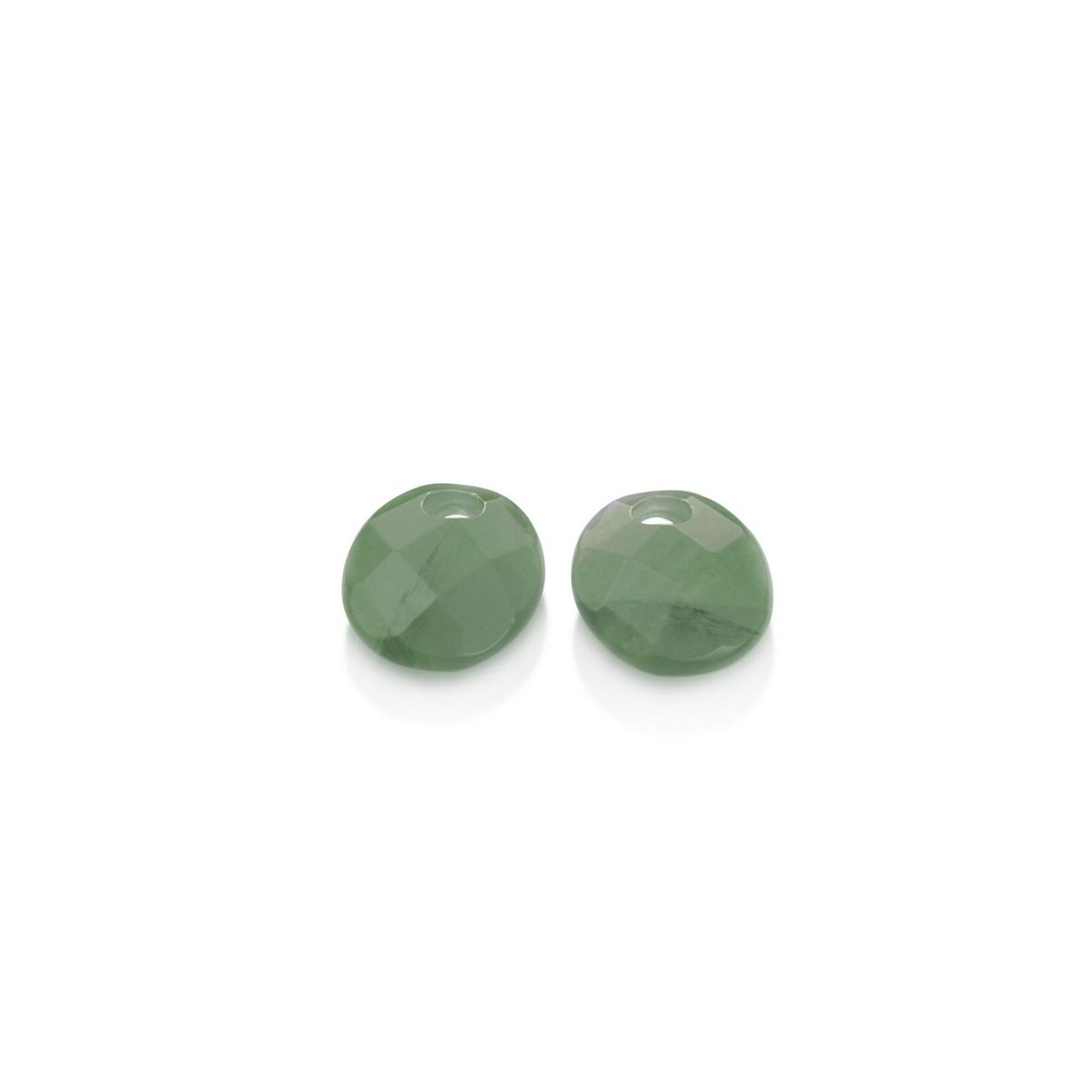 Sparkling Jewels - Oorstenen: Small Oval - Green Aventurine EAGEM29-SO, exclusief en kwalitatief hoogwaardig. Ontdek nu!