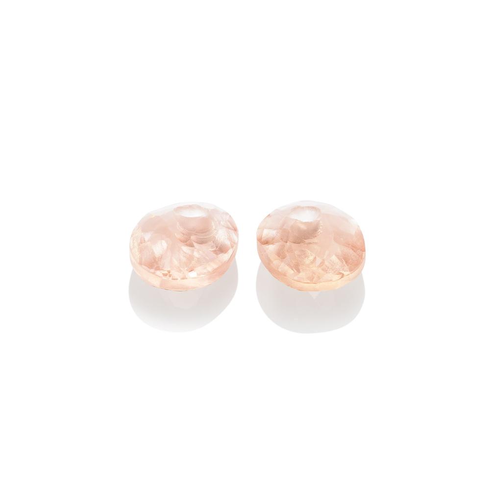 Sparkling Jewels - Oorstenen: Small Oval - Champagne Quartz EAGEM42-SO, exclusief en kwalitatief hoogwaardig. Ontdek nu!