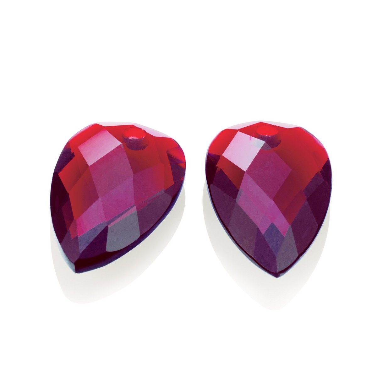 Sparkling Jewels - Oorstenen: Blossom - Fuchsia Quartz EAGEM51-BS, exclusief en kwalitatief hoogwaardig. Ontdek nu!