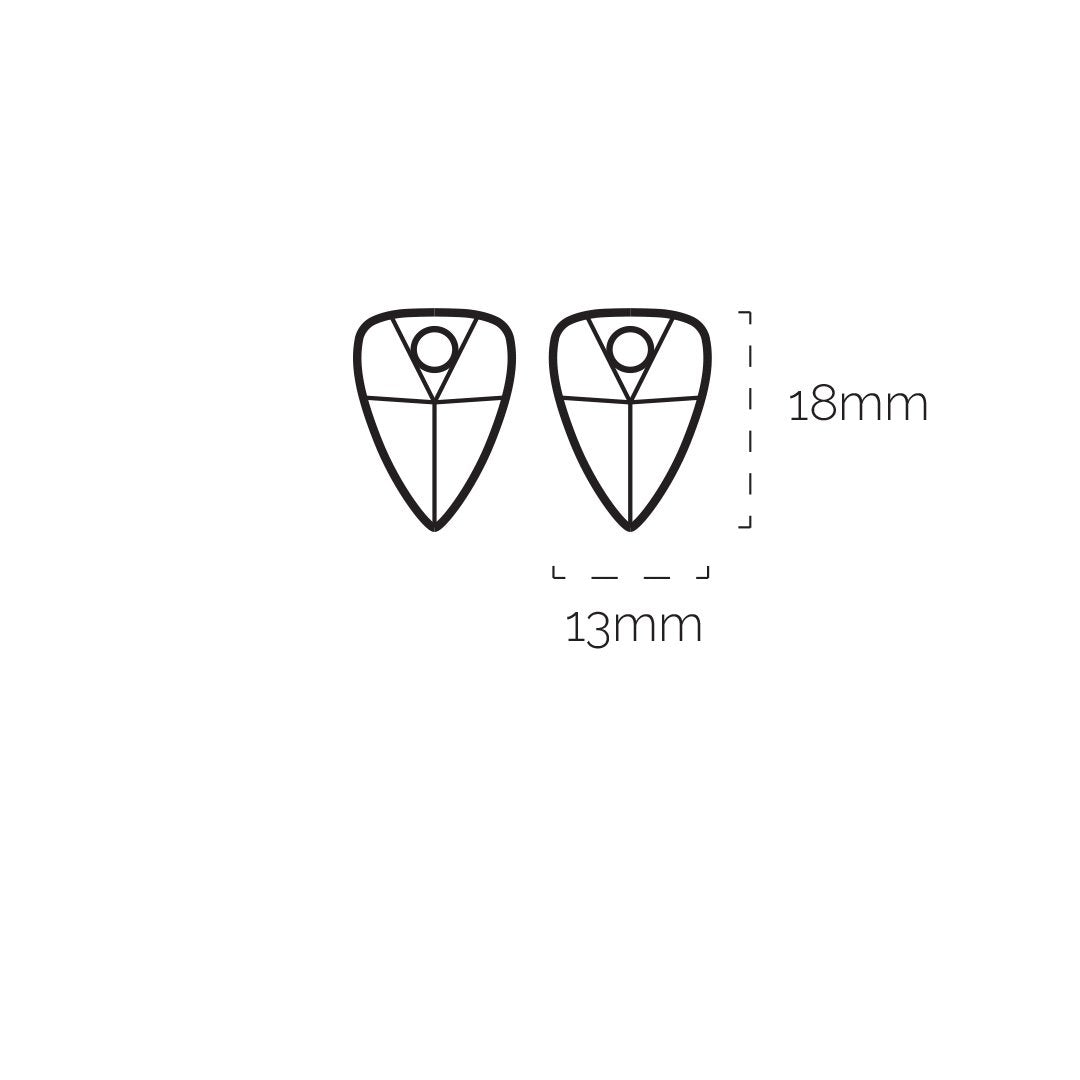 Sparkling Jewels mother of Pearl Edge Mini oorbel edelstenen, exclusief en kwalitatief hoogwaardig. Ontdek nu!