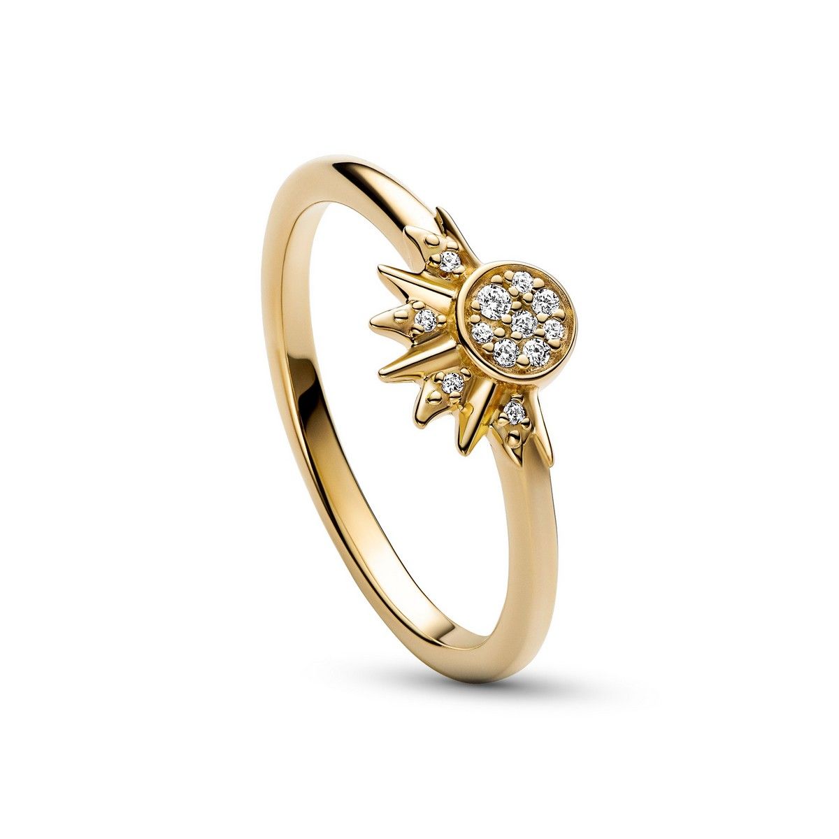 Pandora hemels sprankelende zon ring 162674C01, exclusief en kwalitatief hoogwaardig. Ontdek nu!