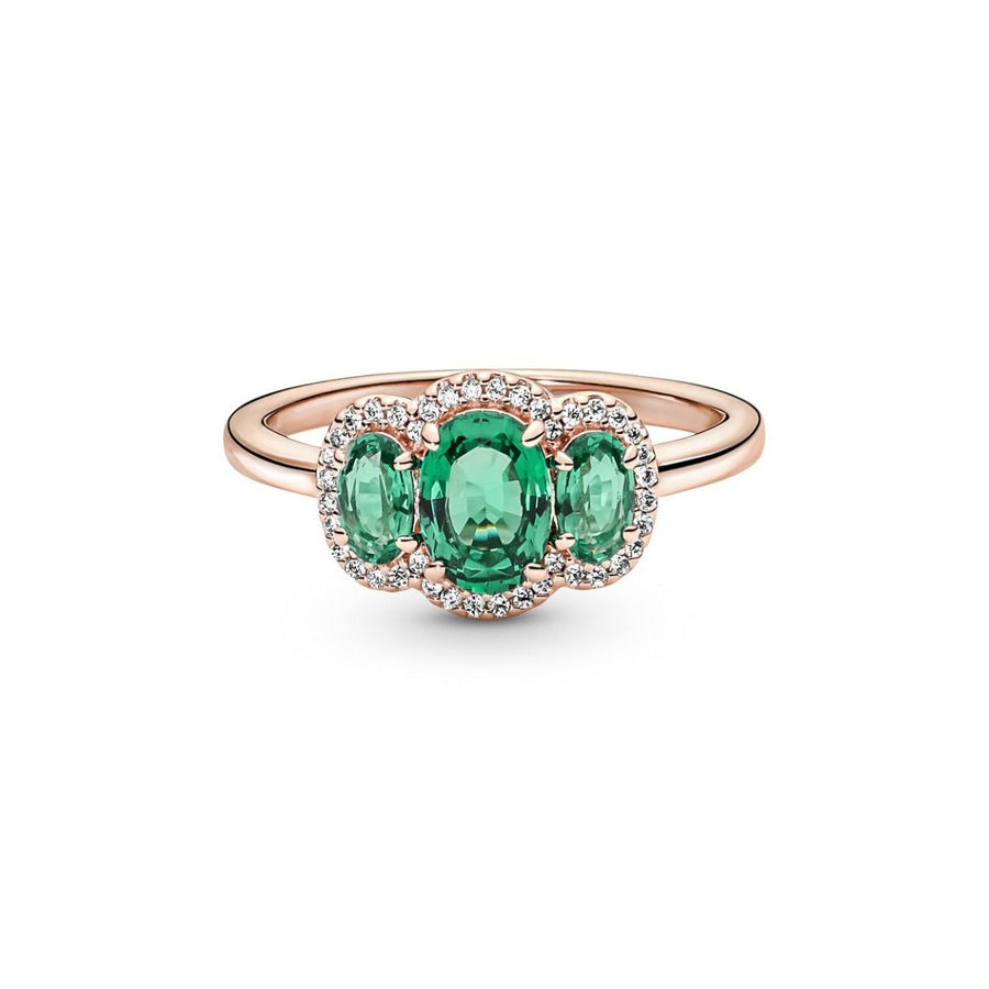 Pandora Drie Stenen Vintage Ring 180057C01