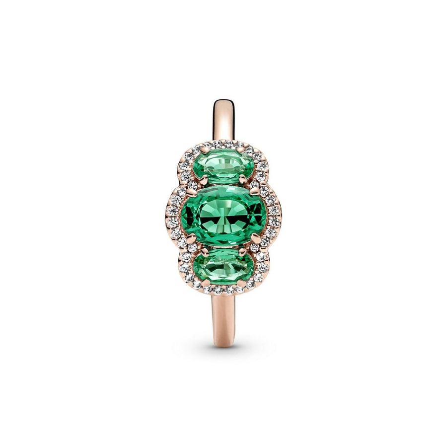 Pandora Drie Stenen Vintage Ring 180057C01