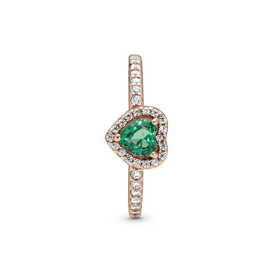 Pandora Glinsterende Verhoogde Hartring 188421C03