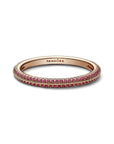 Pandora ME Red Pave Ring 189679C02, exclusief en kwalitatief hoogwaardig. Ontdek nu!