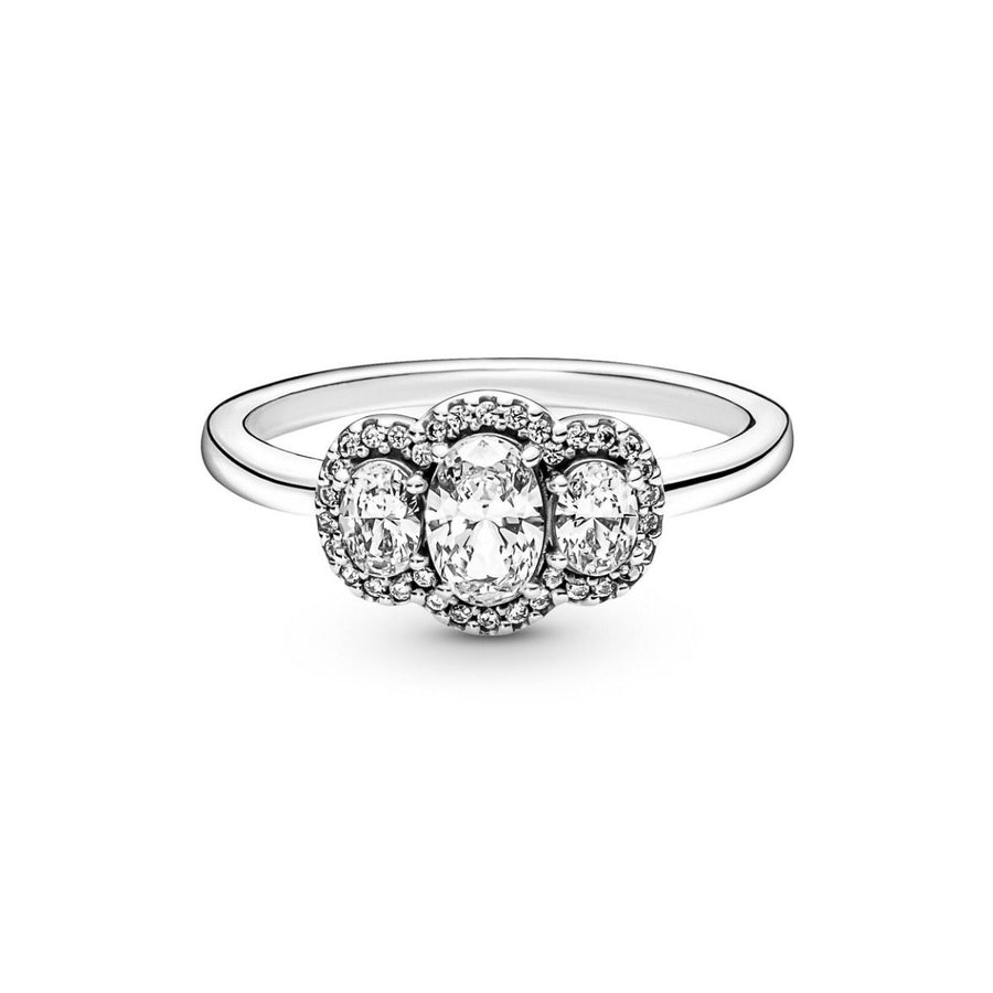 Pandora Drie Stenen Vintage Ring 190049C01