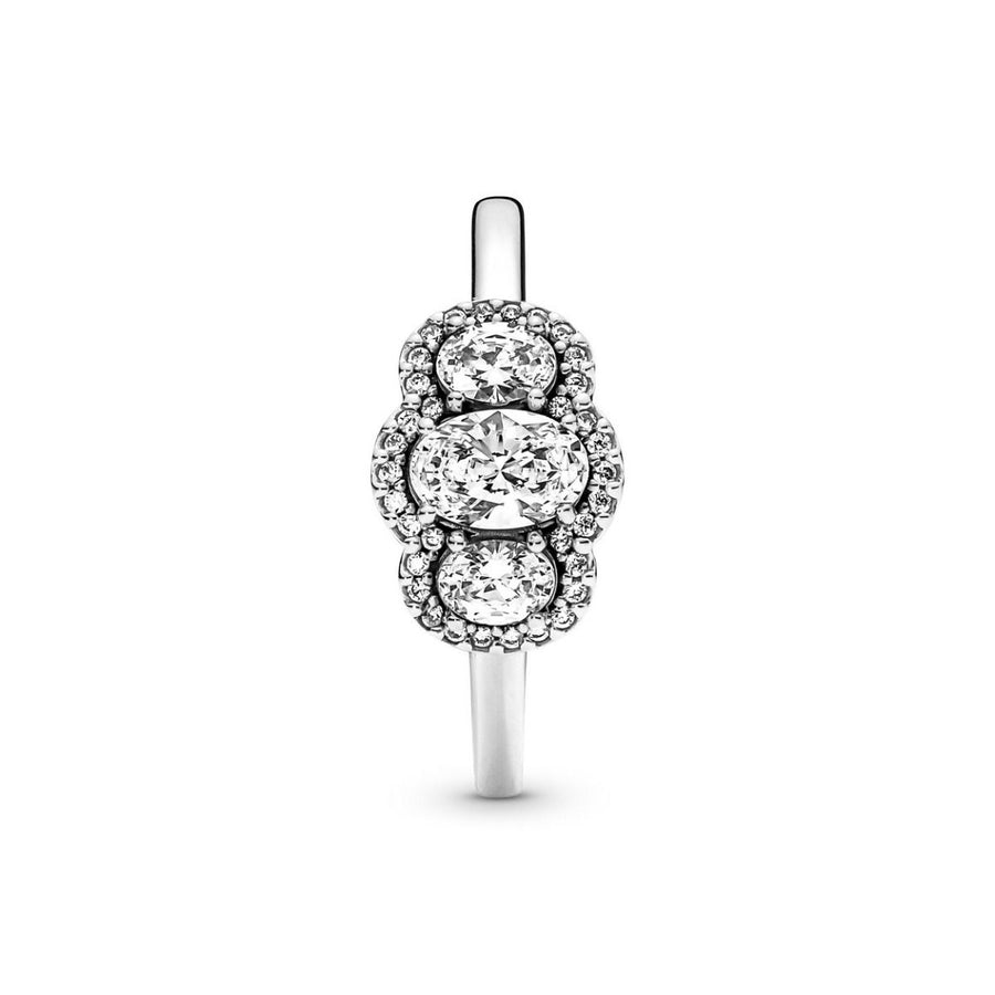 Pandora Drie Stenen Vintage Ring 190049C01