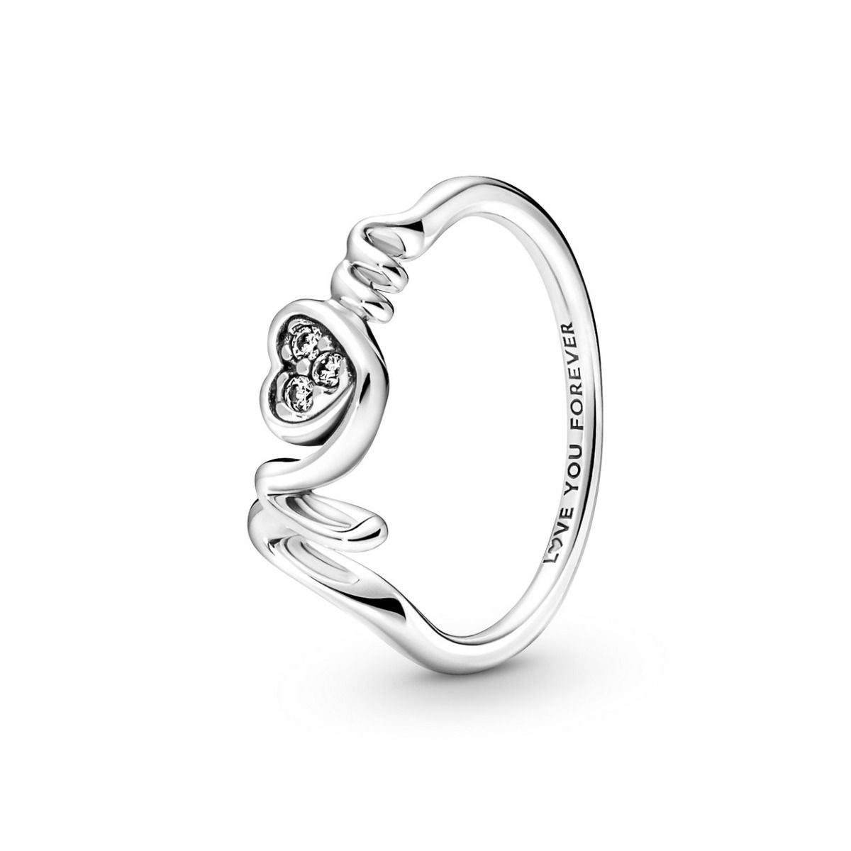 Pandora Mum Pave Heart Ring 191149C01, exclusief en kwalitatief hoogwaardig. Ontdek nu!