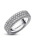 Pandora Timeless driedubbele rij pavé ring 192634C01, exclusief en kwalitatief hoogwaardig. Ontdek nu!