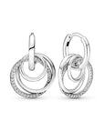 Pandora Family Always Encircled Hoop Earrings 291156C01, exclusief en kwalitatief hoogwaardig. Ontdek nu!