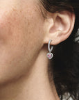 Pandora Sparkling Halo Heart Hoop Earrings 291445C01, exclusief en kwalitatief hoogwaardig. Ontdek nu!