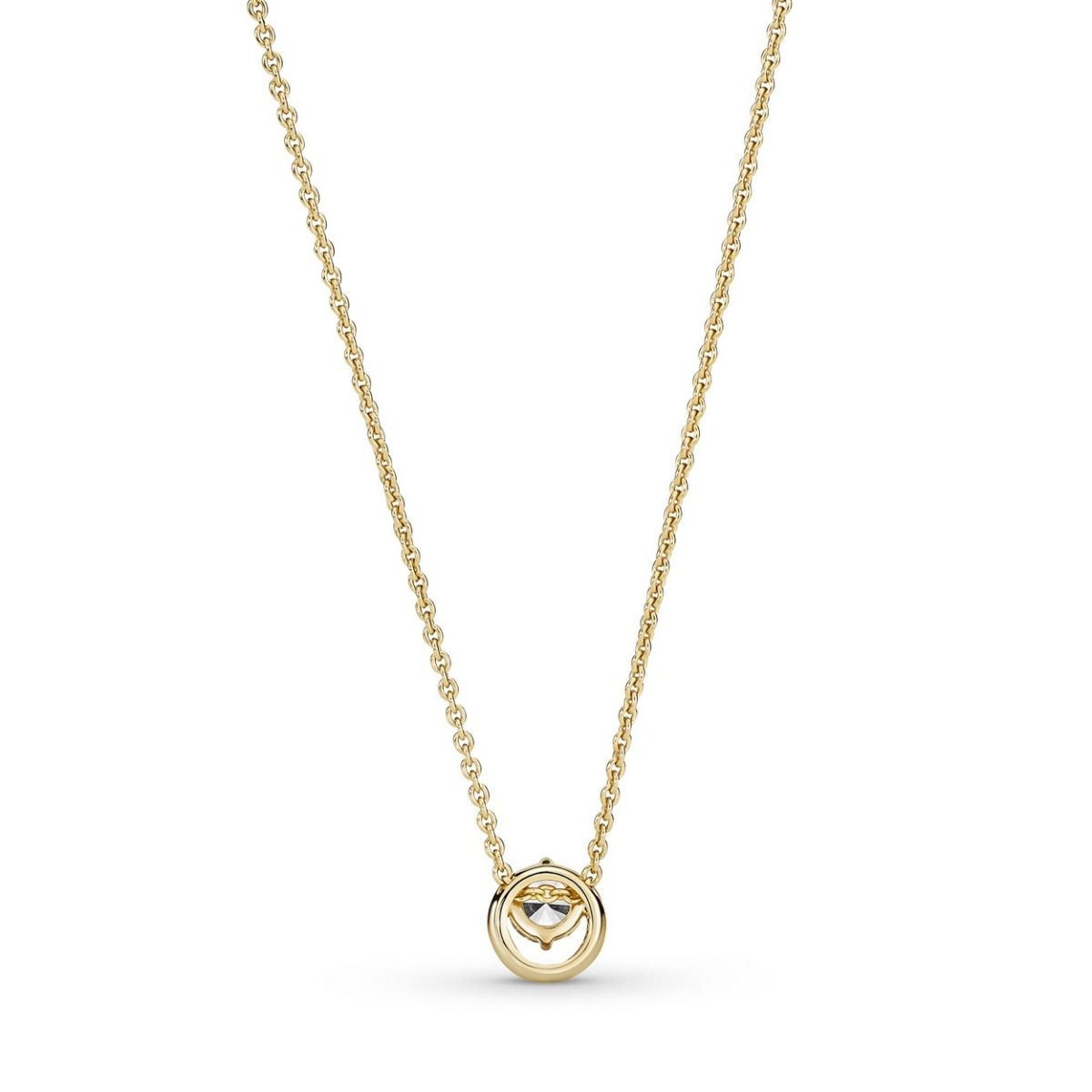 Pandora Sparkling Round Halo Pendant Collier Necklace 361174C01, exclusief en kwalitatief hoogwaardig. Ontdek nu!