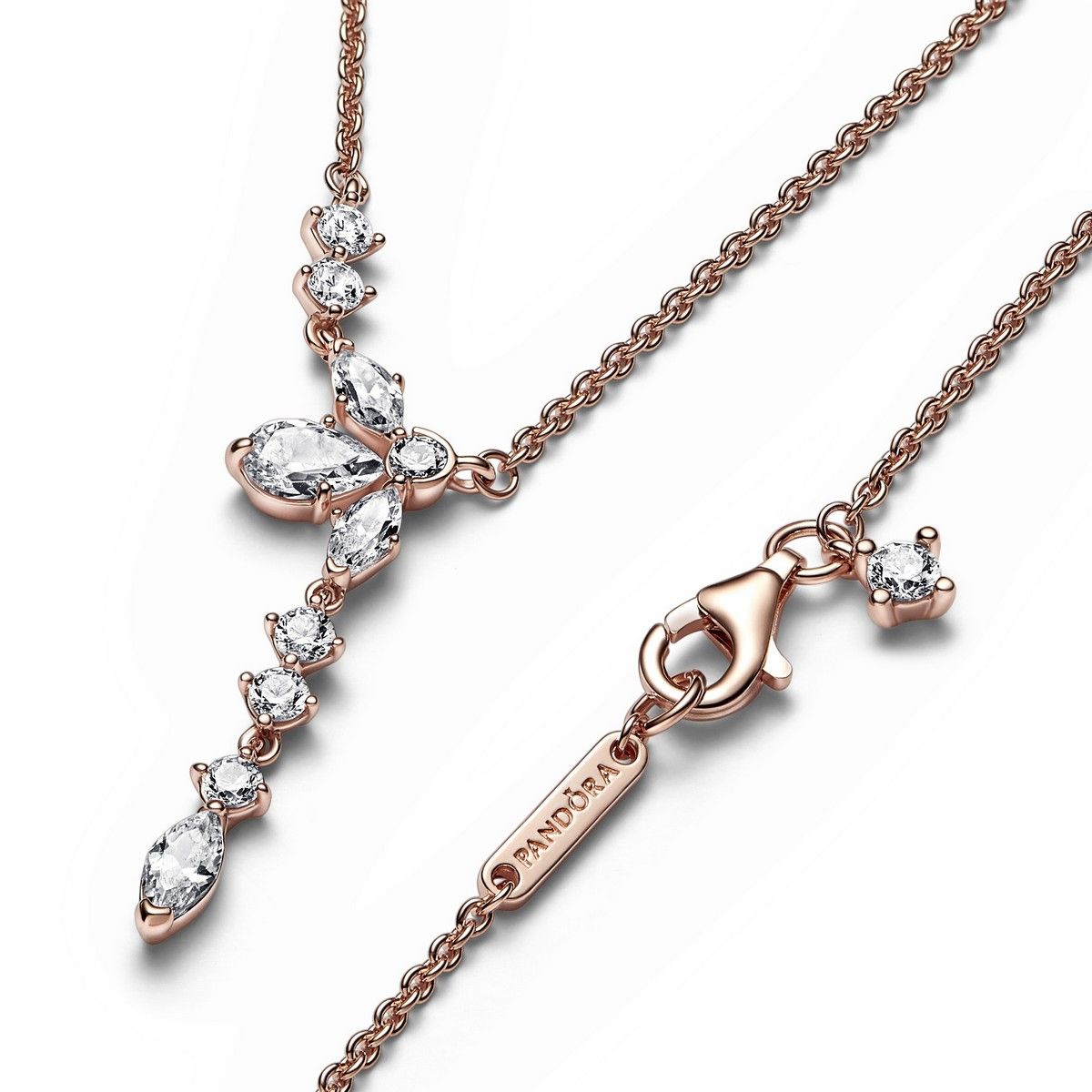 Pandora Sparkling Herbarium Cluster Drop ketting 382386C01, exclusief en kwalitatief hoogwaardig. Ontdek nu!