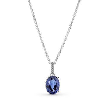 Pandora Sprankelende Statement Stralenkrans Ketting met Hanger 390055C01