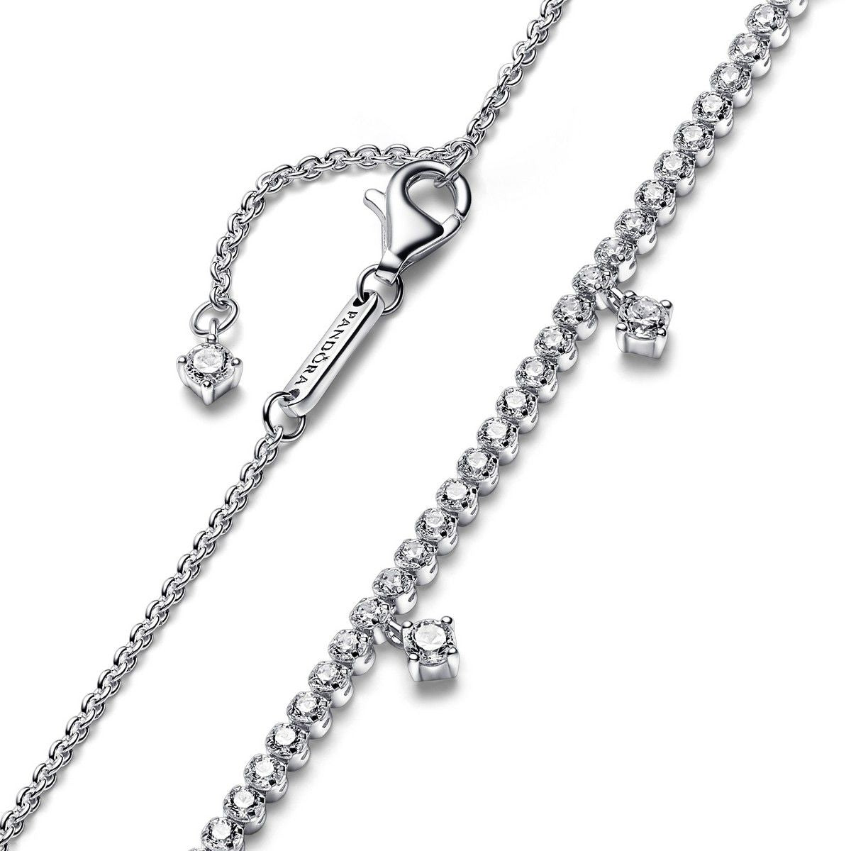 Pandora Sparkling Drop ketting 392405C01, exclusief en kwalitatief hoogwaardig. Ontdek nu!