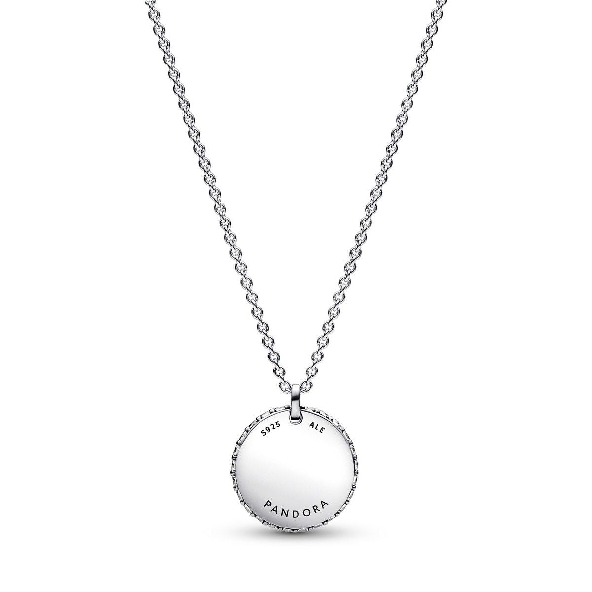 Pandora Timeless-ketting met ronde pavé hanger 392632C01, exclusief en kwalitatief hoogwaardig. Ontdek nu!