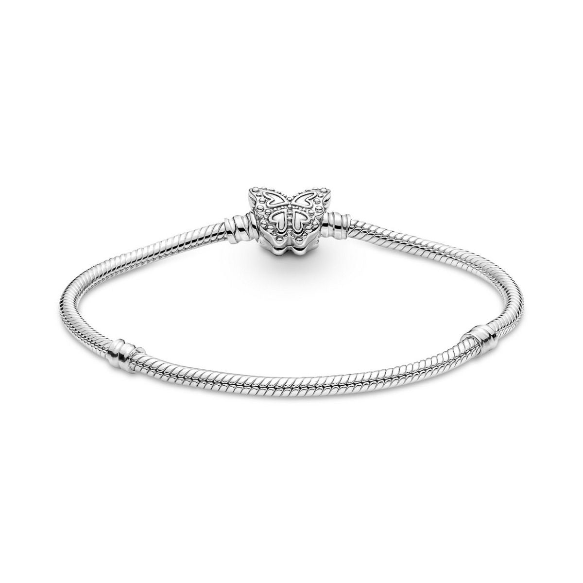 Pandora Moments Snake Chain Armband met Vlindersluiting 590782C01, exclusief en kwalitatief hoogwaardig. Ontdek nu!