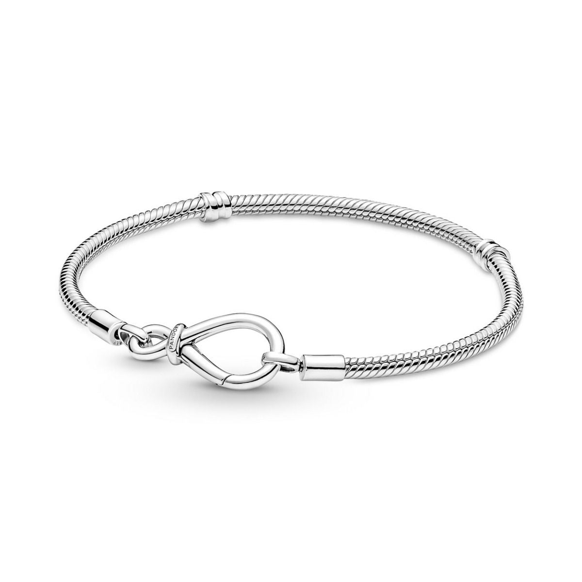 Pandora Moments Infinity Knot Snake Chain Bracelet 590792C00, exclusief en kwalitatief hoogwaardig. Ontdek nu!