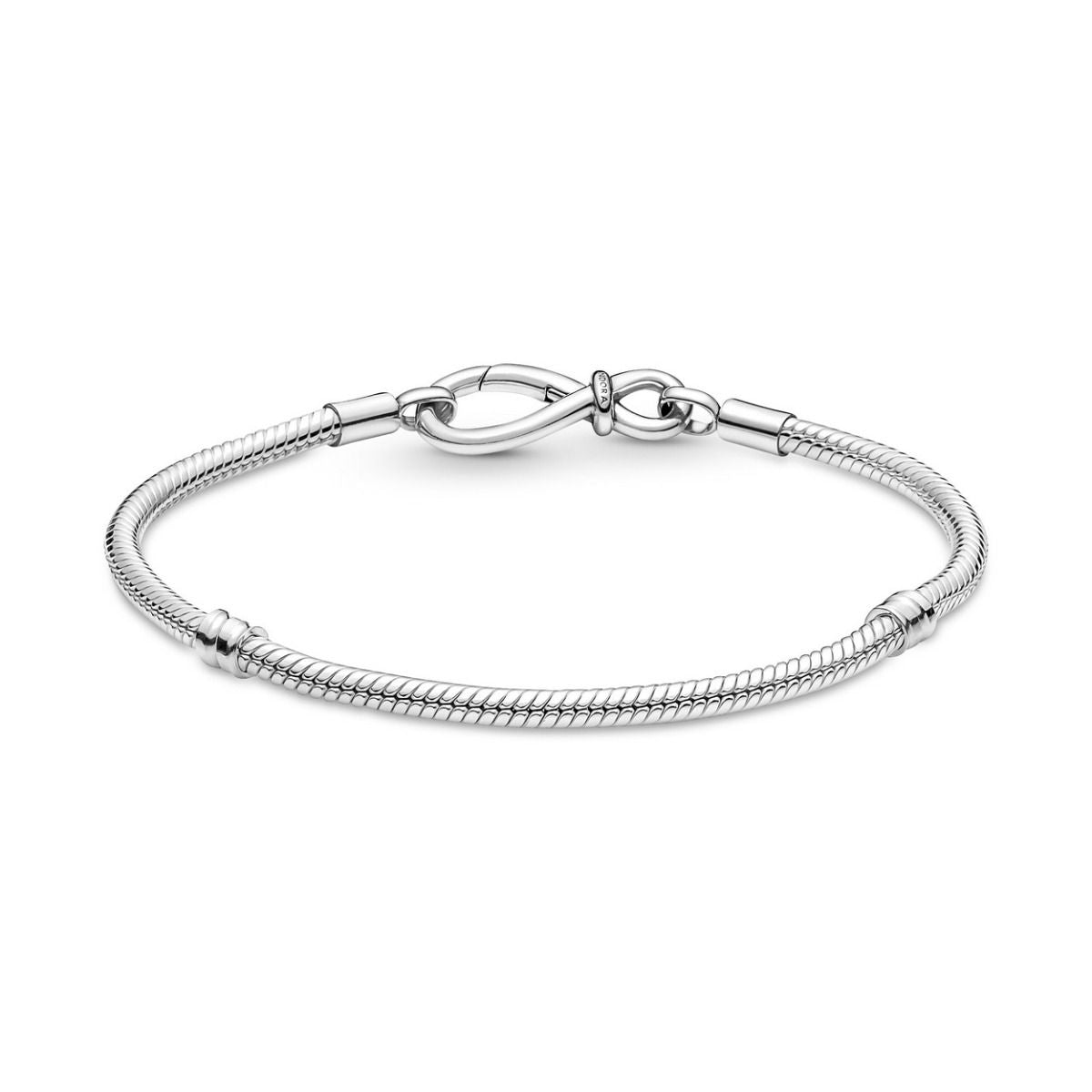 Pandora Moments Infinity Knot Snake Chain Bracelet 590792C00, exclusief en kwalitatief hoogwaardig. Ontdek nu!