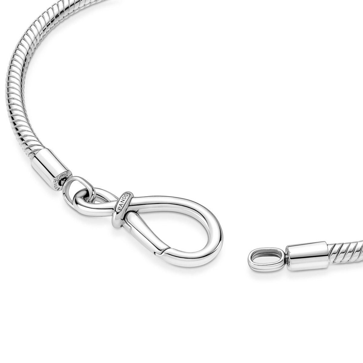 Pandora Moments Infinity Knot Snake Chain Bracelet 590792C00, exclusief en kwalitatief hoogwaardig. Ontdek nu!