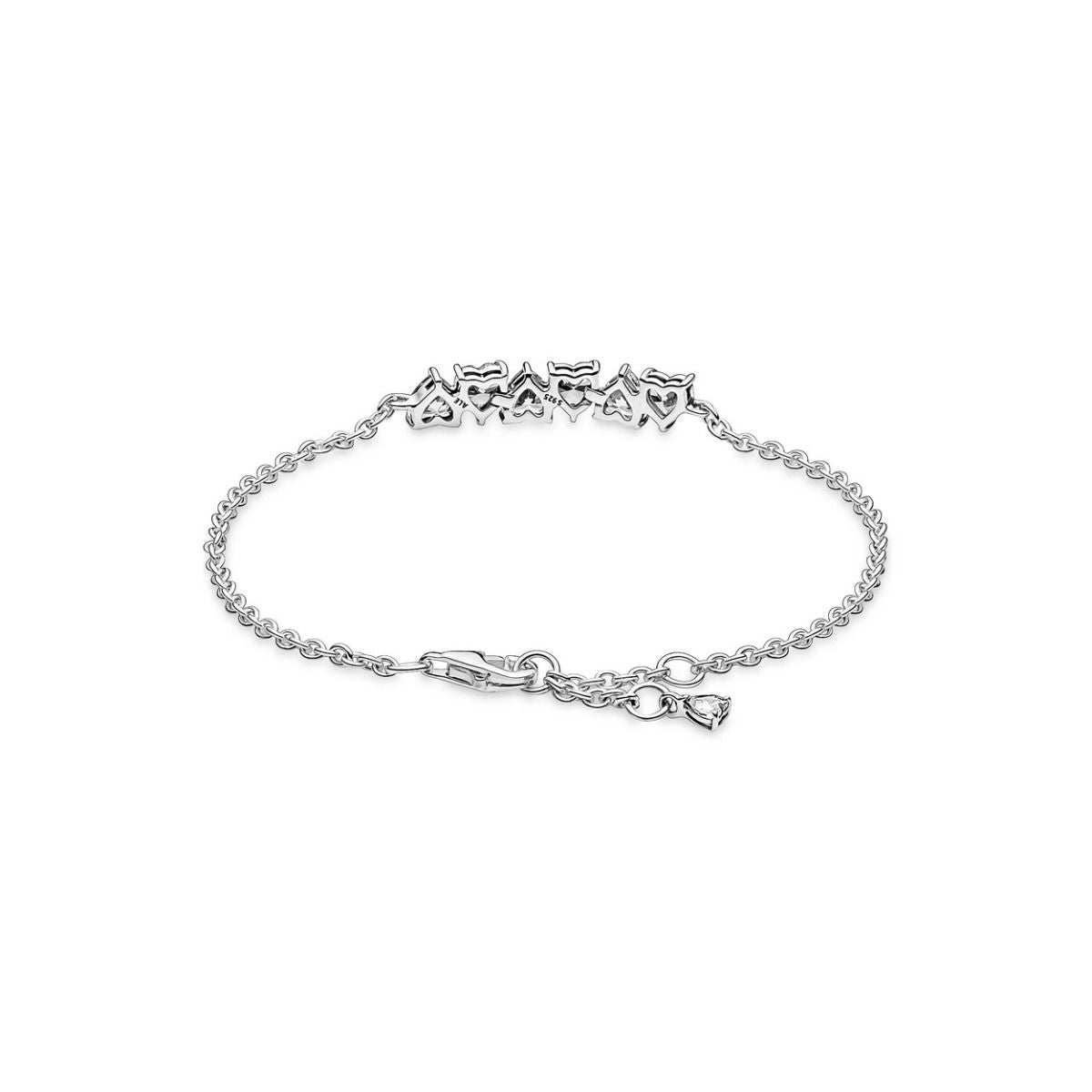 Pandora Sparkling Endless Hearts Chain Bracelet 591162C01, exclusief en kwalitatief hoogwaardig. Ontdek nu!