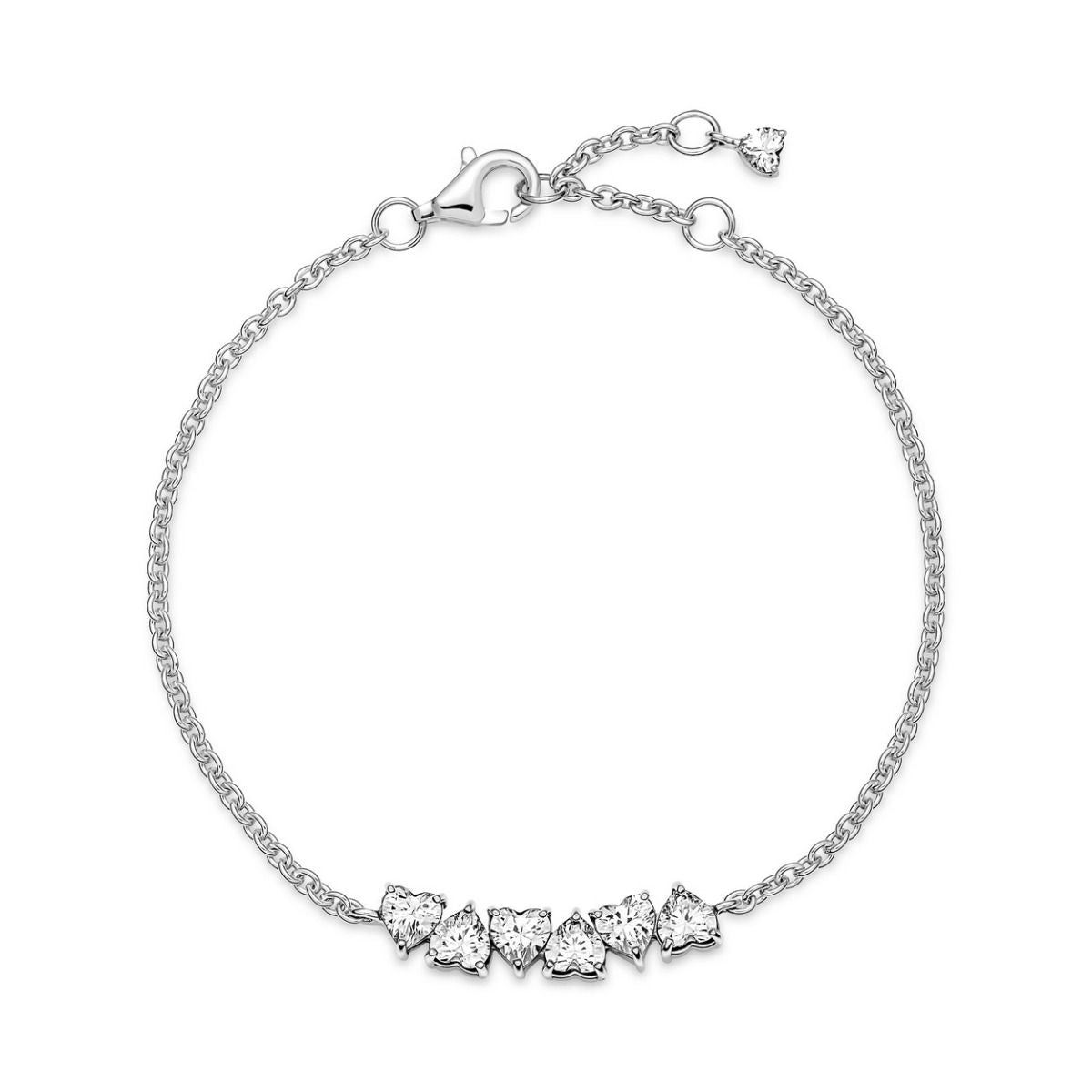 Pandora Sparkling Endless Hearts Chain Bracelet 591162C01, exclusief en kwalitatief hoogwaardig. Ontdek nu!