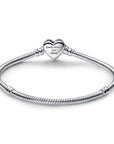 Pandora Moments Sprankelende Snake Chain Armband met Hartsluiting 592645C01, exclusief en kwalitatief hoogwaardig. Ontdek nu!