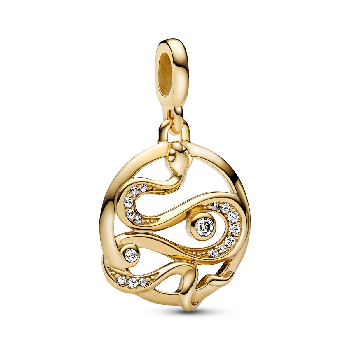 Pandora ME Pavé Snake Medallion 762301C01, exclusief en kwalitatief hoogwaardig. Ontdek nu!