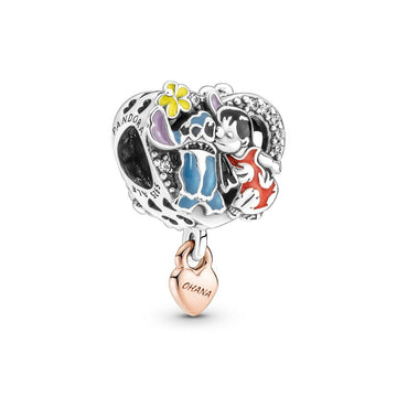 Pandora Disney Ohana Lilo & Stitch Inspired Charm 781682C01, exclusief en kwalitatief hoogwaardig. Ontdek nu!