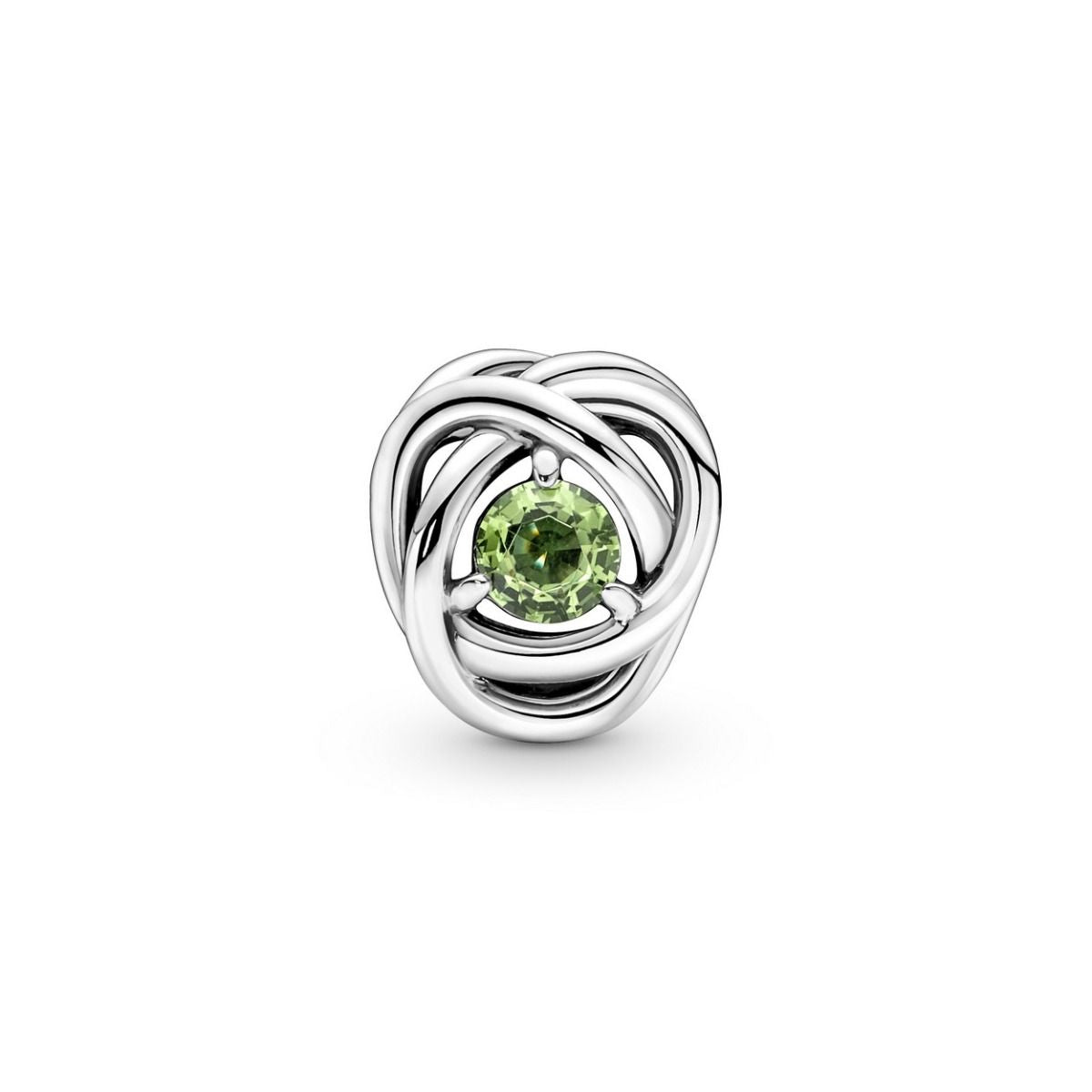 Pandora Augustus Geboortesteen Lentegroene Oneindige Cirkel Bedel 790065C03, exclusief en kwalitatief hoogwaardig. Ontdek nu!