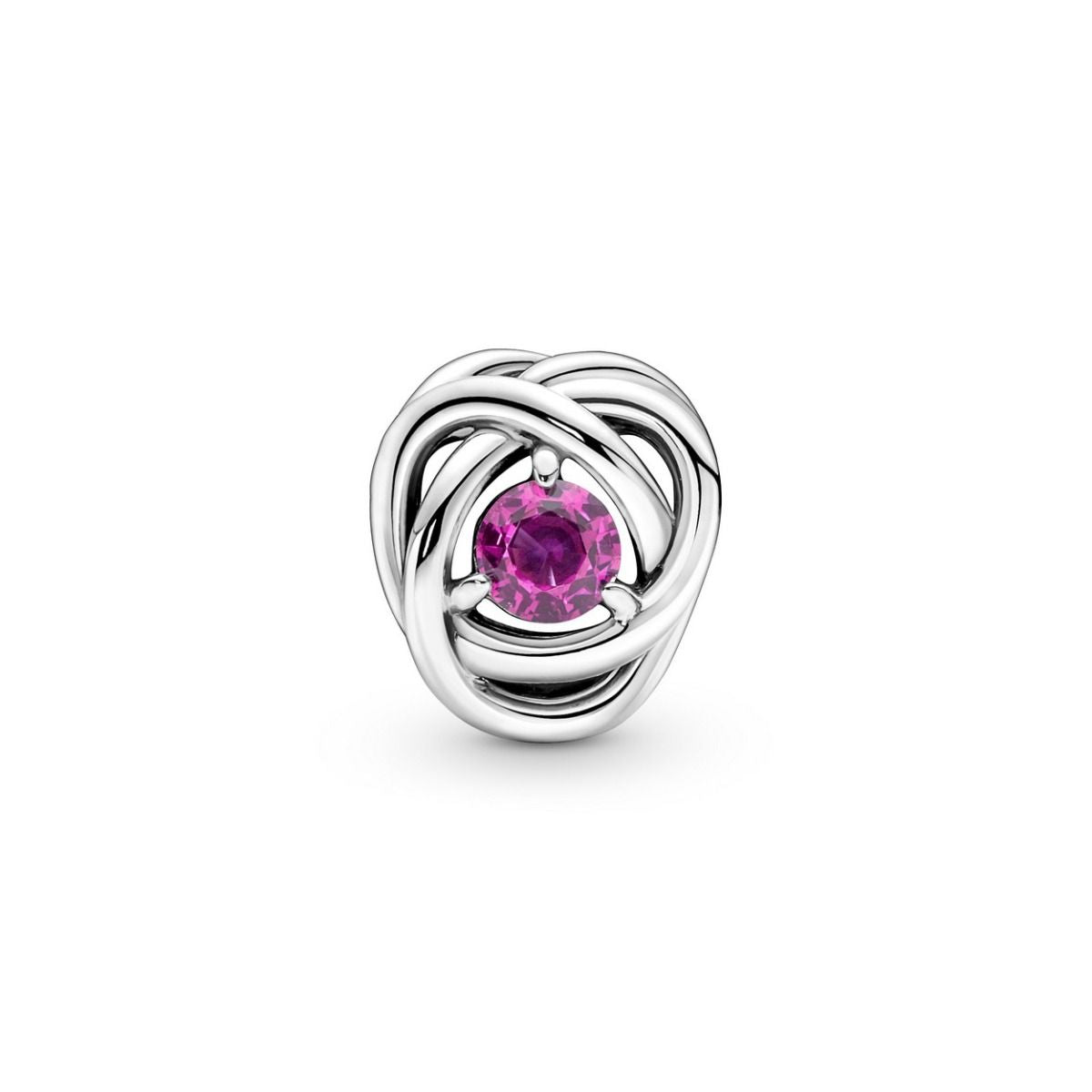 Pandora Oktober Geboortesteen Roze Oneindige Cirkel Bedel 790065C05, exclusief en kwalitatief hoogwaardig. Ontdek nu!