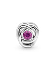 Pandora Oktober Geboortesteen Roze Oneindige Cirkel Bedel 790065C05, exclusief en kwalitatief hoogwaardig. Ontdek nu!