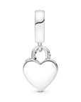 Pandora Roos Hart Hangslot Hangende Bedel 790086C00, exclusief en kwalitatief hoogwaardig. Ontdek nu!