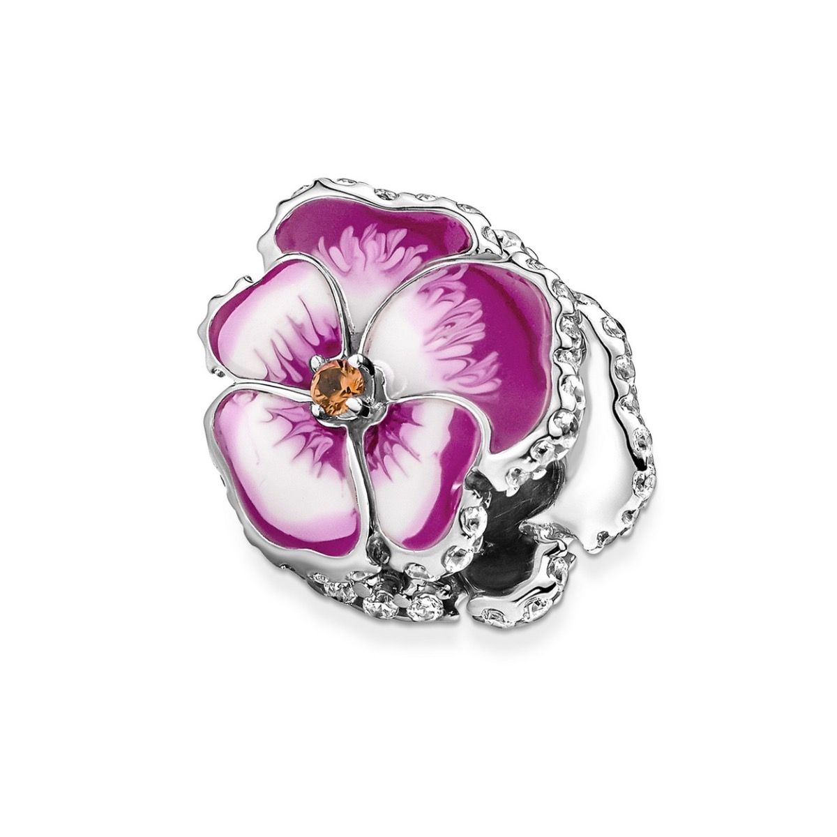 Pandora Roze Viooltje Bedel 790777C01, exclusief en kwalitatief hoogwaardig. Ontdek nu!