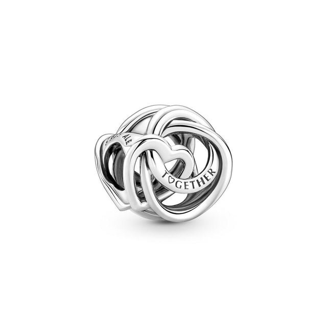 Pandora Family Always Encircled Heart Charm zilver 791507C00