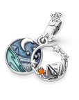 Pandora Camping Night Sky Double Dangle Charm 791686C01, exclusief en kwalitatief hoogwaardig. Ontdek nu!