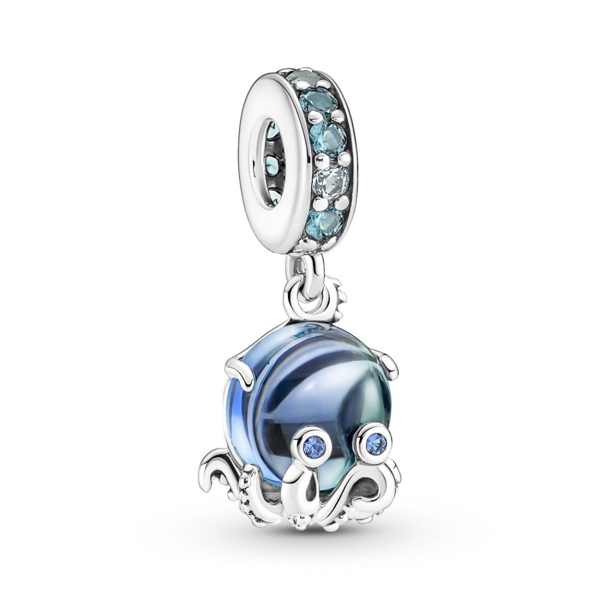 Pandora Murano Glass Cute Octopus Dangle Charm 791694C01, exclusief en kwalitatief hoogwaardig. Ontdek nu!