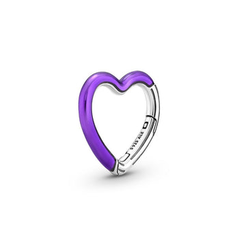 Pandora Pandora ME Bright Purple Styling Heart Connector 791973C01
